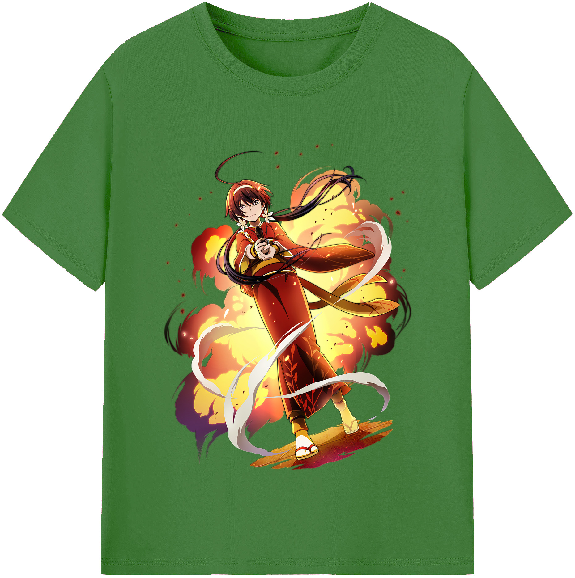 （画像用） 文豪ストレイドッグス Bungo Stray Dogs レディースカジュアルプリントTシャツ（綿100％）